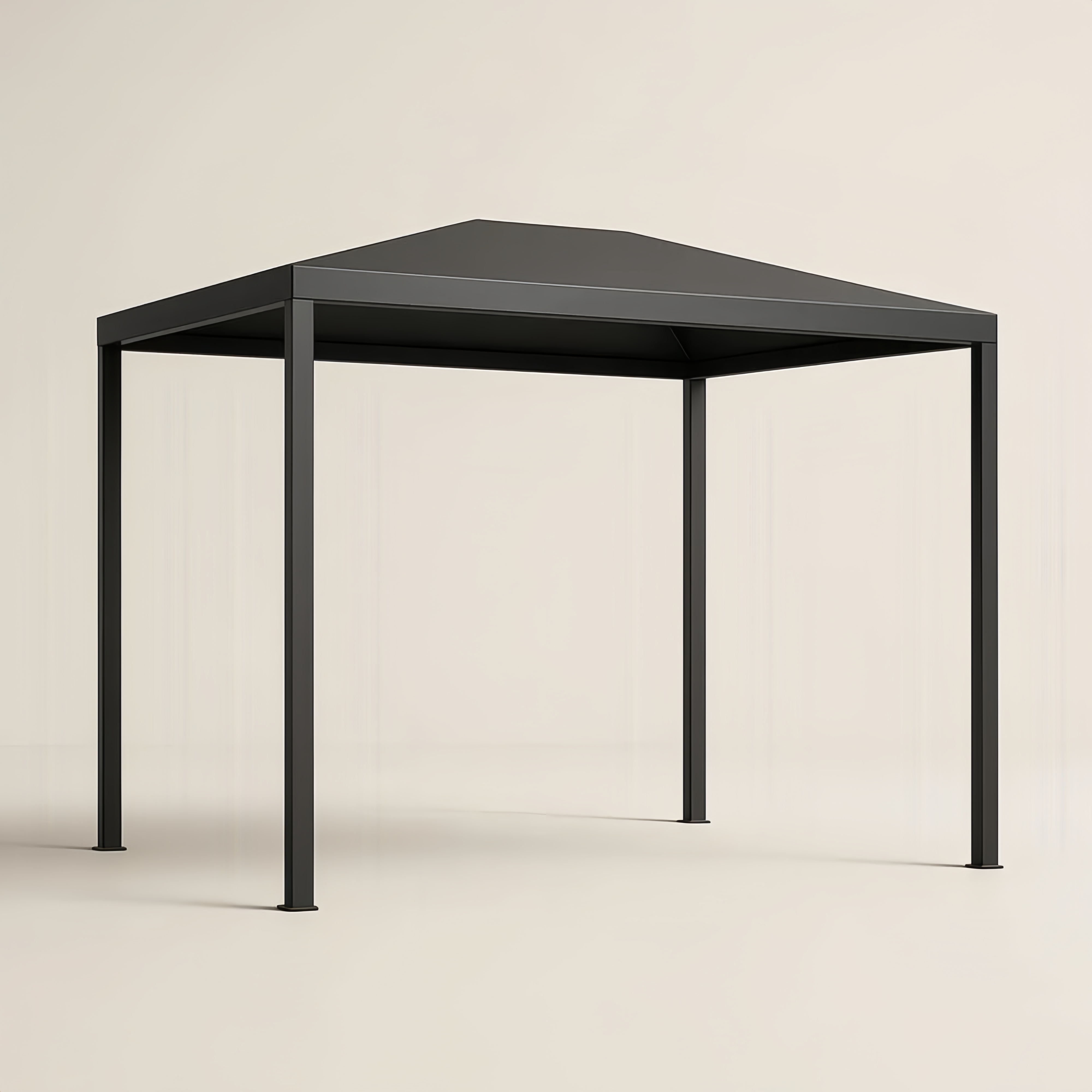 Pawilon ogrodowy stalowy szary