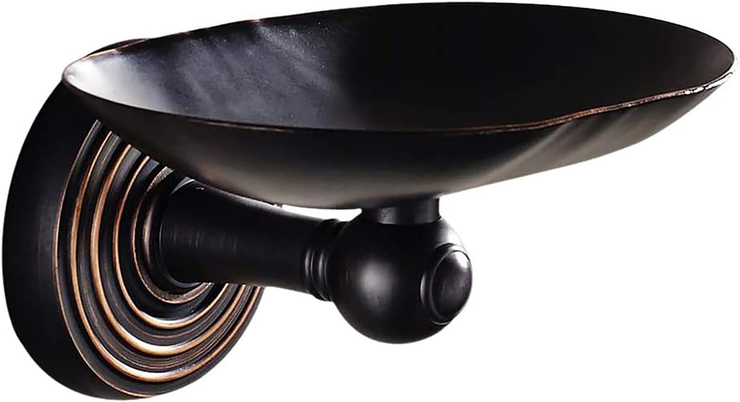 Oil Rubbed Bronze Soap Holder Wall Mount Soap Basket Soap Tray Bathroom Organizer Drilling with Screws