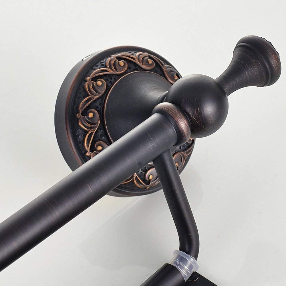 Bronze Toilet Paper Holder, Oil Rubbed Bronze Tissue Roll Holder Storage with Cover for Bathroom