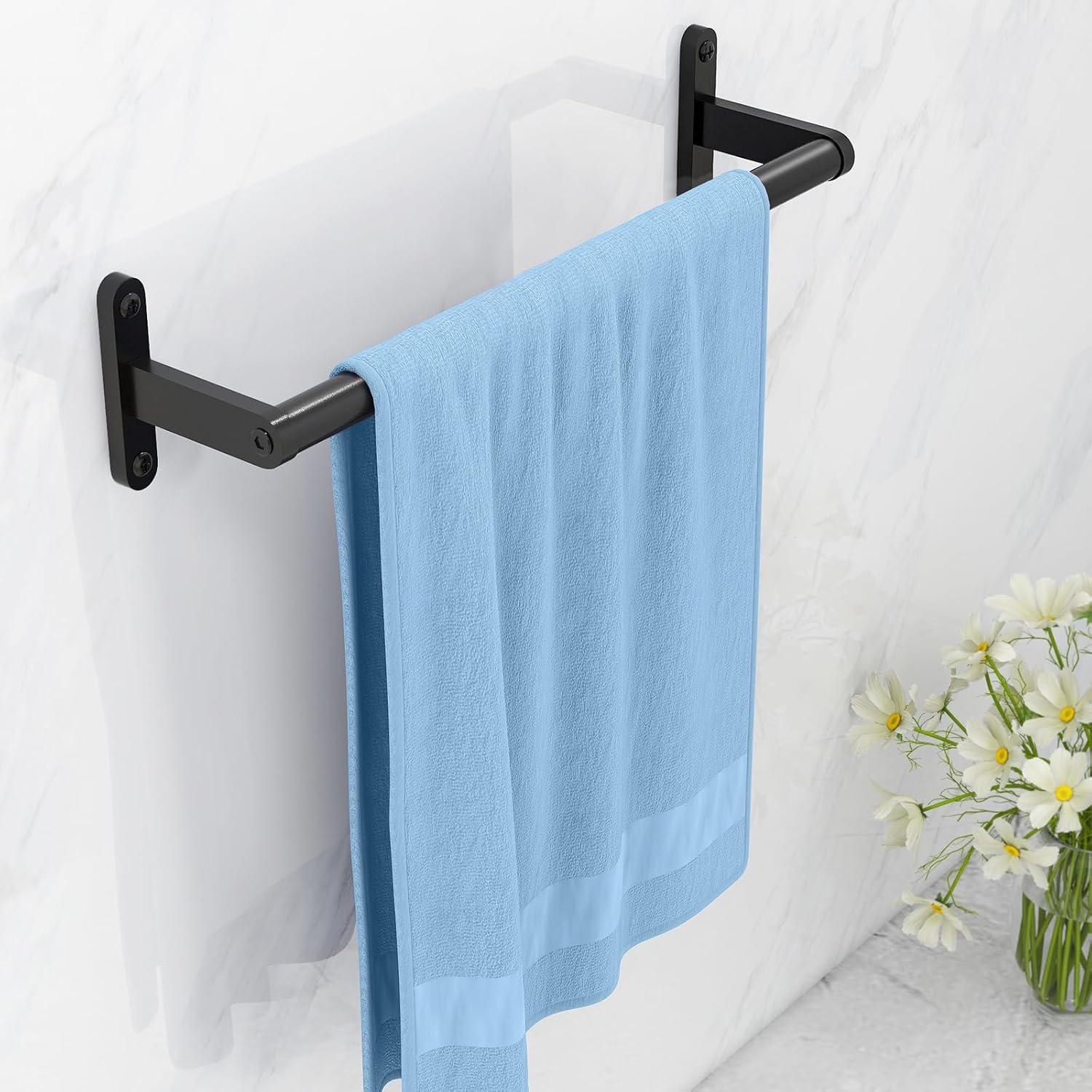 Towel Bar for Bathroom Wall 16 Inch, Stainless Steel Heavy Duty Single Towel Rod Holder