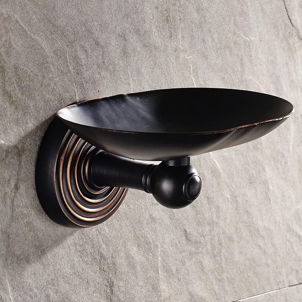 Oil Rubbed Bronze Soap Holder Wall Mount Soap Basket Soap Tray Bathroom Organizer Drilling with Screws