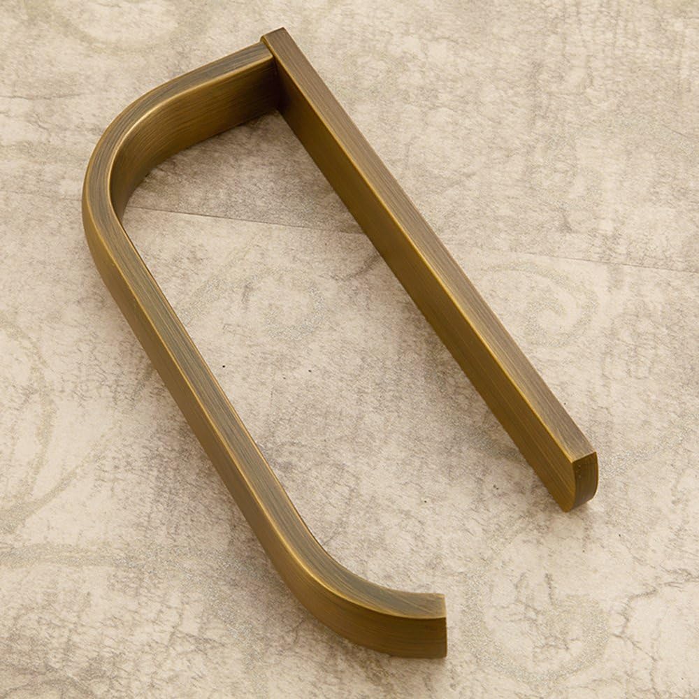 Antique Brass Toilet Paper Holder, Brass Toilet Roll Holder Bathroom Wall Mount Tissue Roll Dispenser