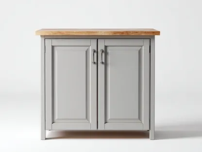 Aparadores madera 100x45x80 cm blanco marrón almacenamiento salón - diseño clásico-Homimyyard