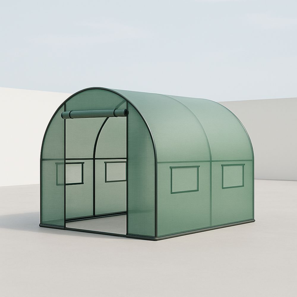 Szklarnia tunelowa stalowo-polipropylenowa 300x200x200 cm Zielona