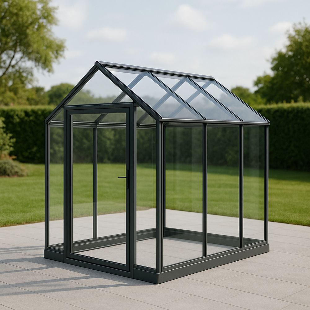 Szklarnia ogrodowa z aluminium i szkła hartowanego 200x150x220 cm