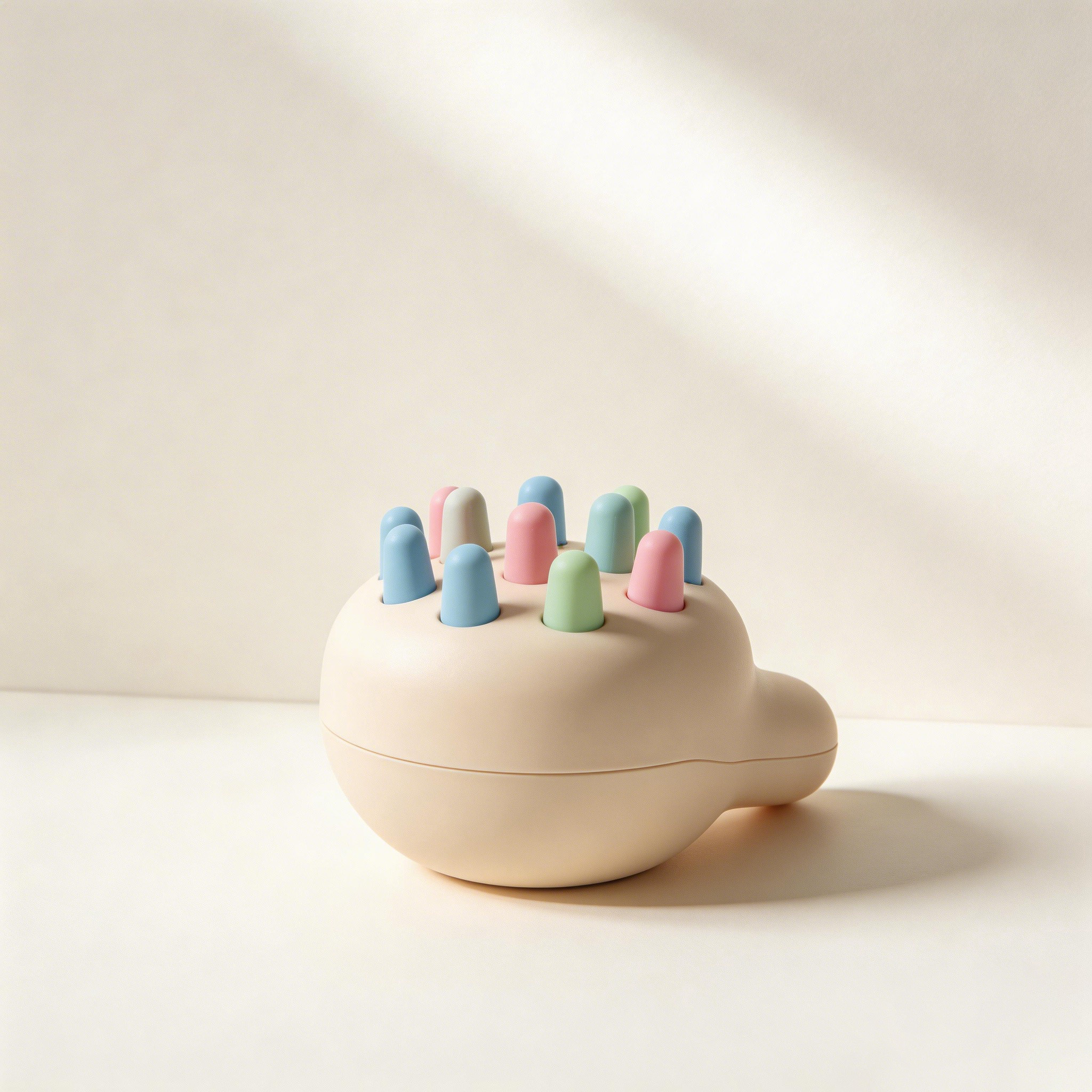 Zestaw 4 szczotek do masażu skóry głowy