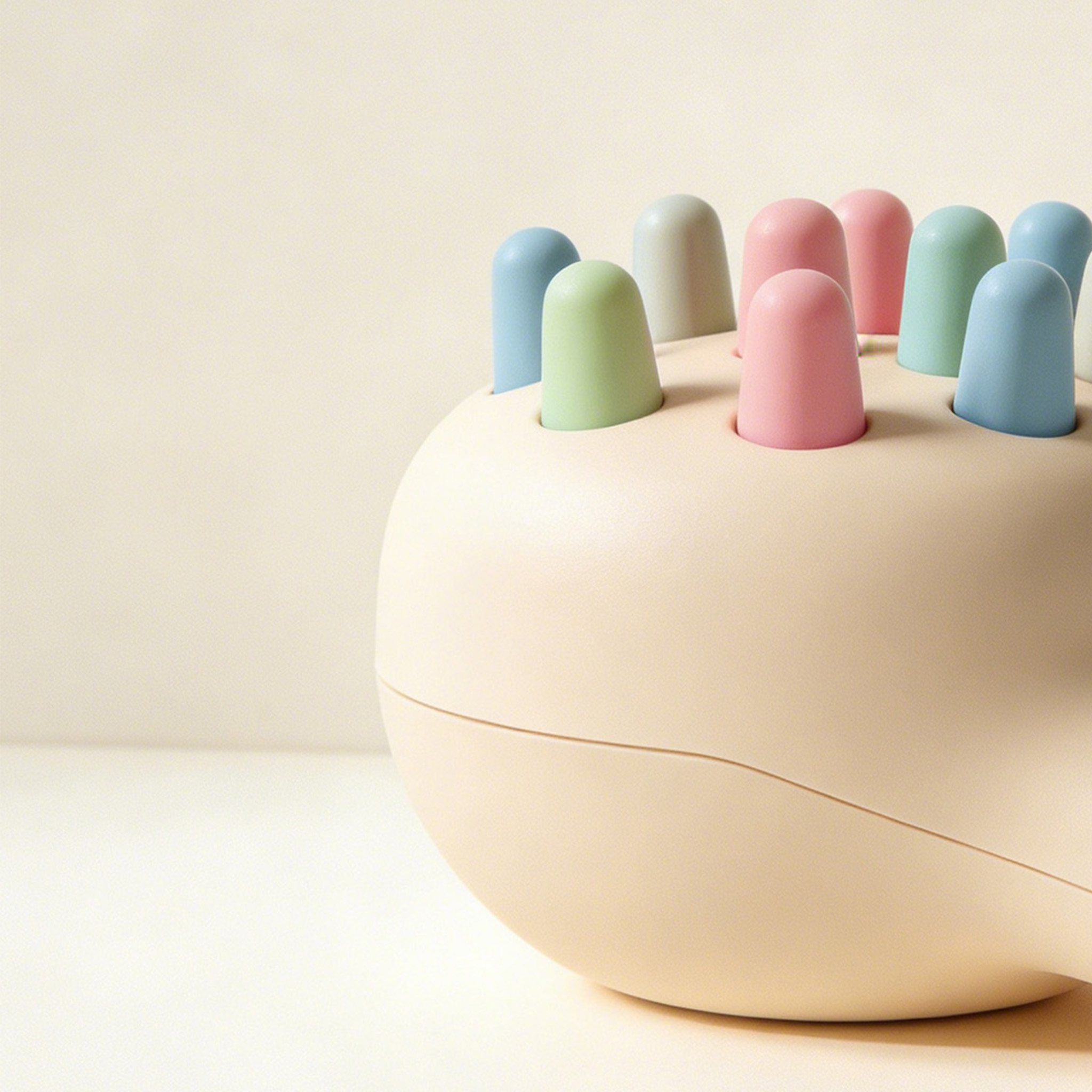 Zestaw 4 szczotek do masażu skóry głowy