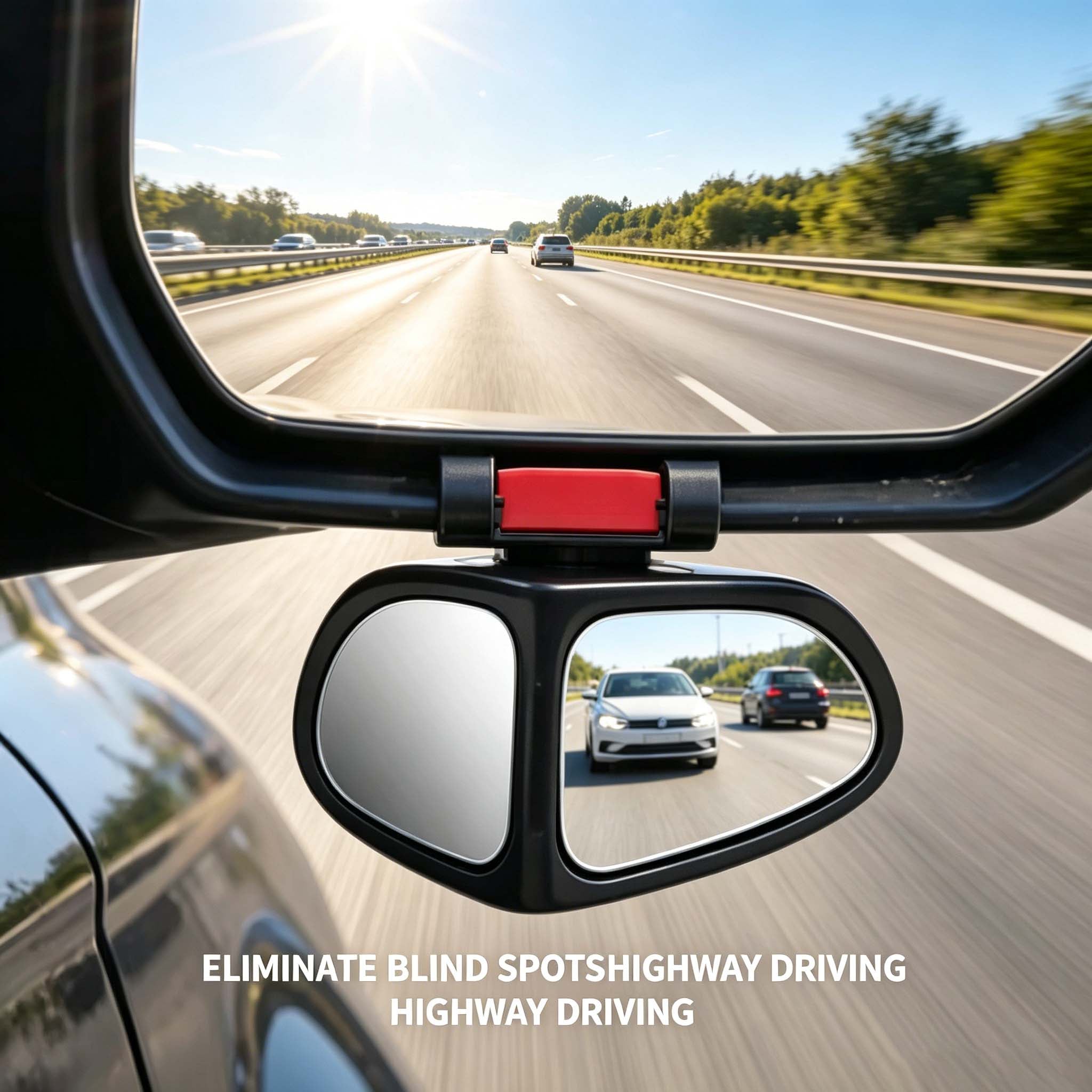 360° Adjustable Blind Spot Mirror for Cars – Wide Angle Rearview Mirror for Safe Reversing & Parking