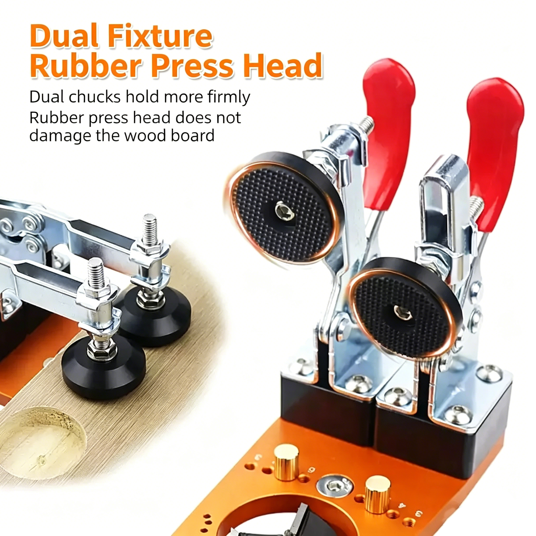 35mm Double-Clamp Hinge Drilling Jig