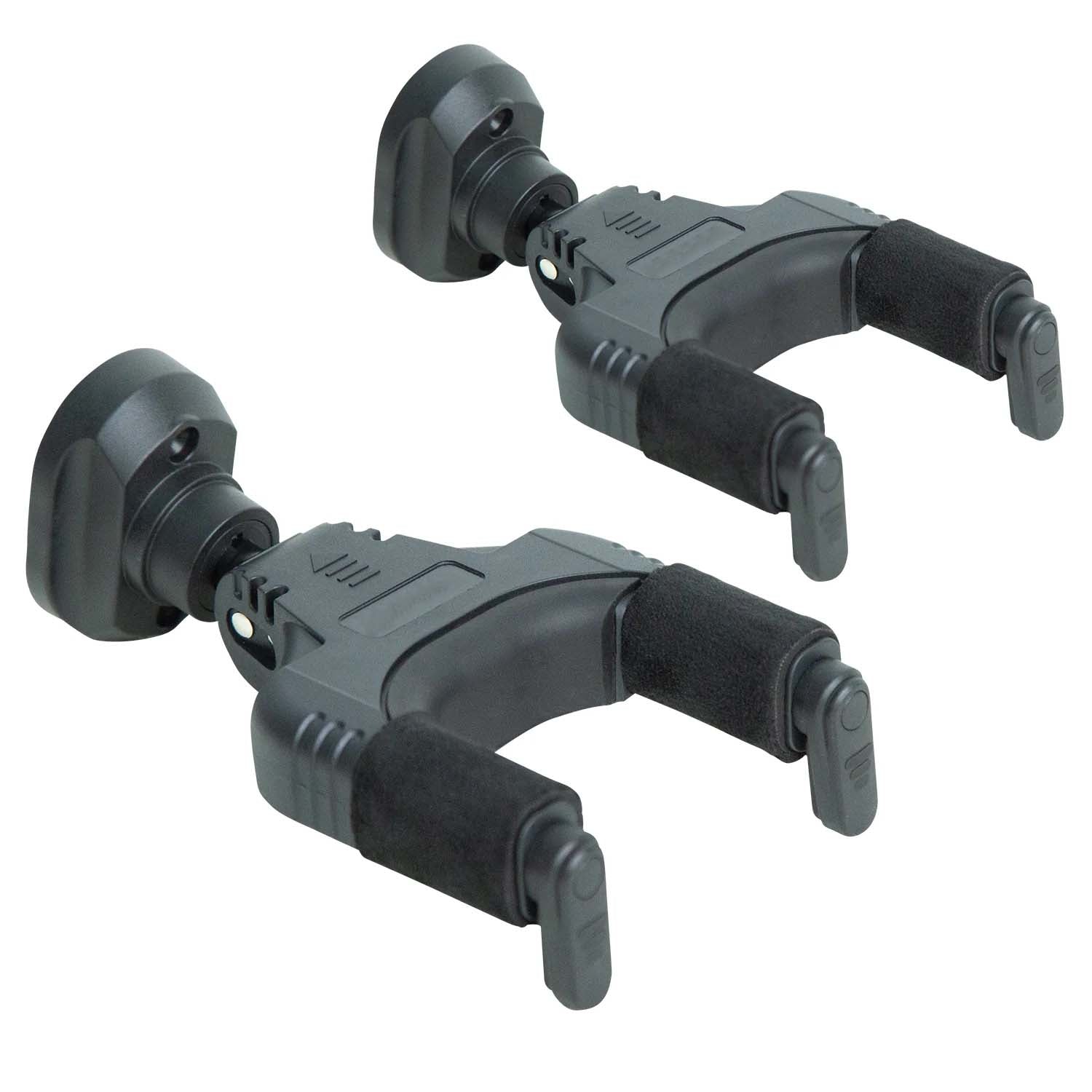 Auto-Locking Wall-Mounted Guitar Hanger — Compatible with All Headstocks and Necks