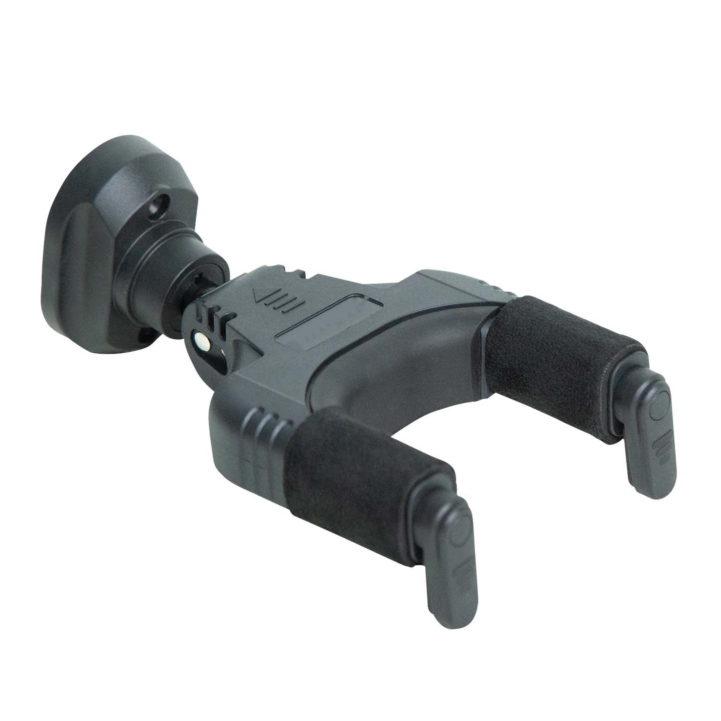 Auto-Locking Wall-Mounted Guitar Hanger — Compatible with All Headstocks and Necks