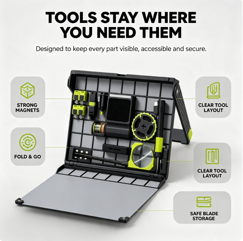 The Ultimate Portable Soldering Station – Zero Clutter, Maximum Control