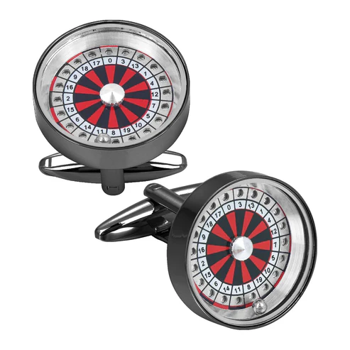 Rotating Wheel Men's Cufflinks