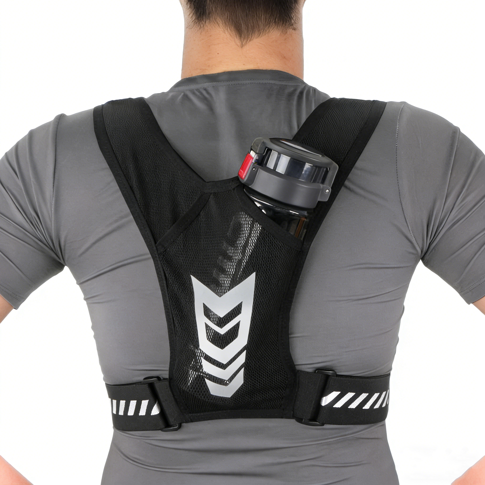 Ultra-Light Running Vest – 4 Pockets | Breathable & Reflective