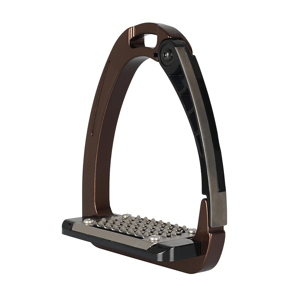 Easy-to-put-on and take-off safety stirrups