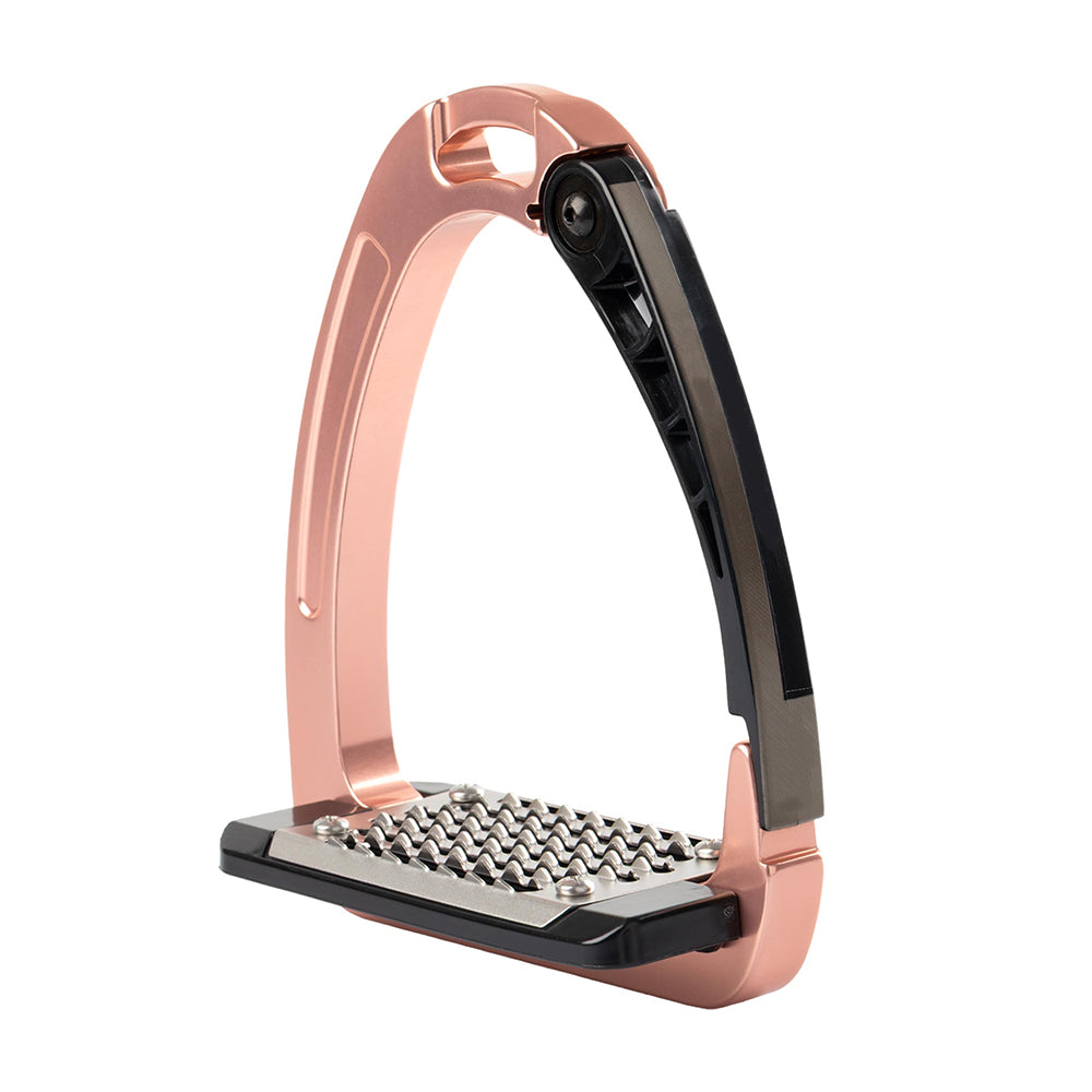 Easy-to-put-on and take-off safety stirrups