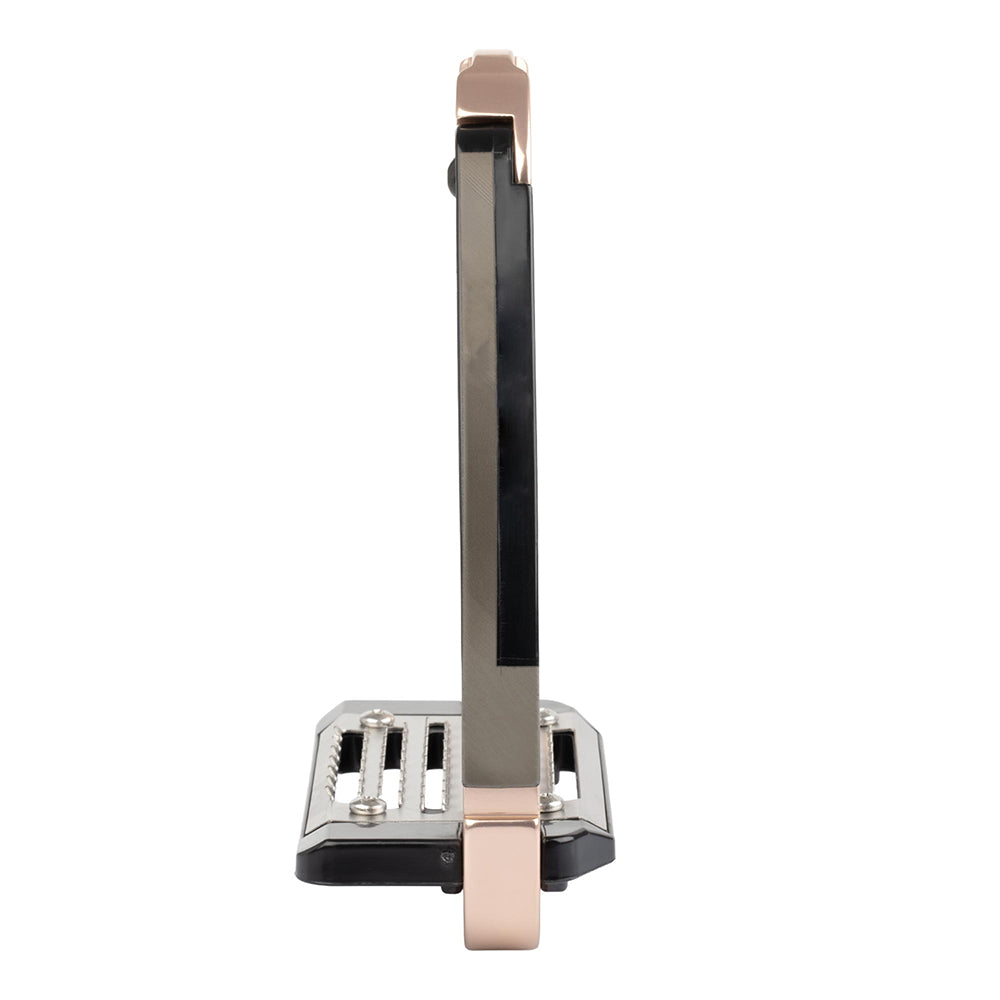 Easy-to-put-on and take-off safety stirrups
