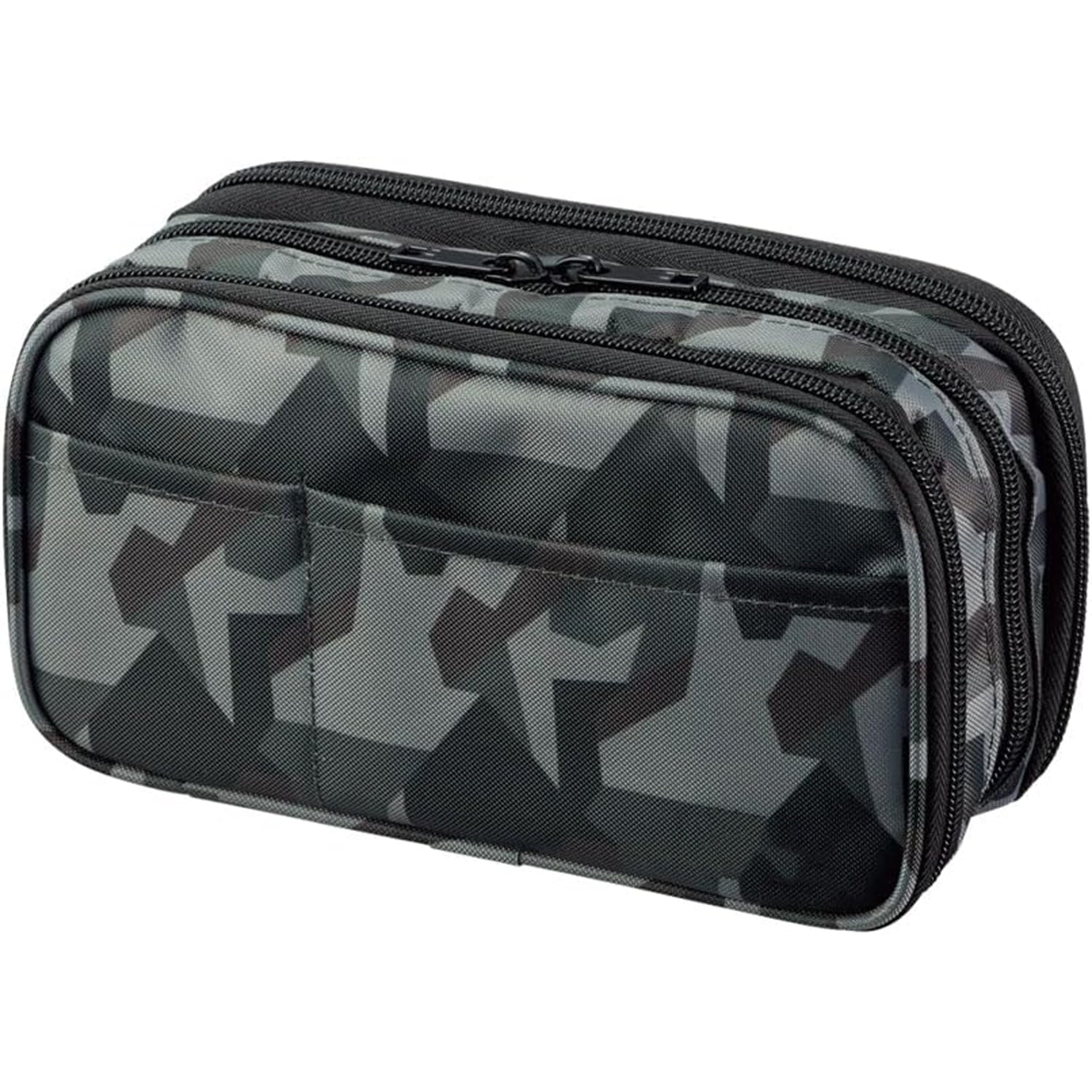 Triple-Zipper Book-Style Pencil Case – Large Capacity Organizer for Stationery, Travel & Daily Essentials