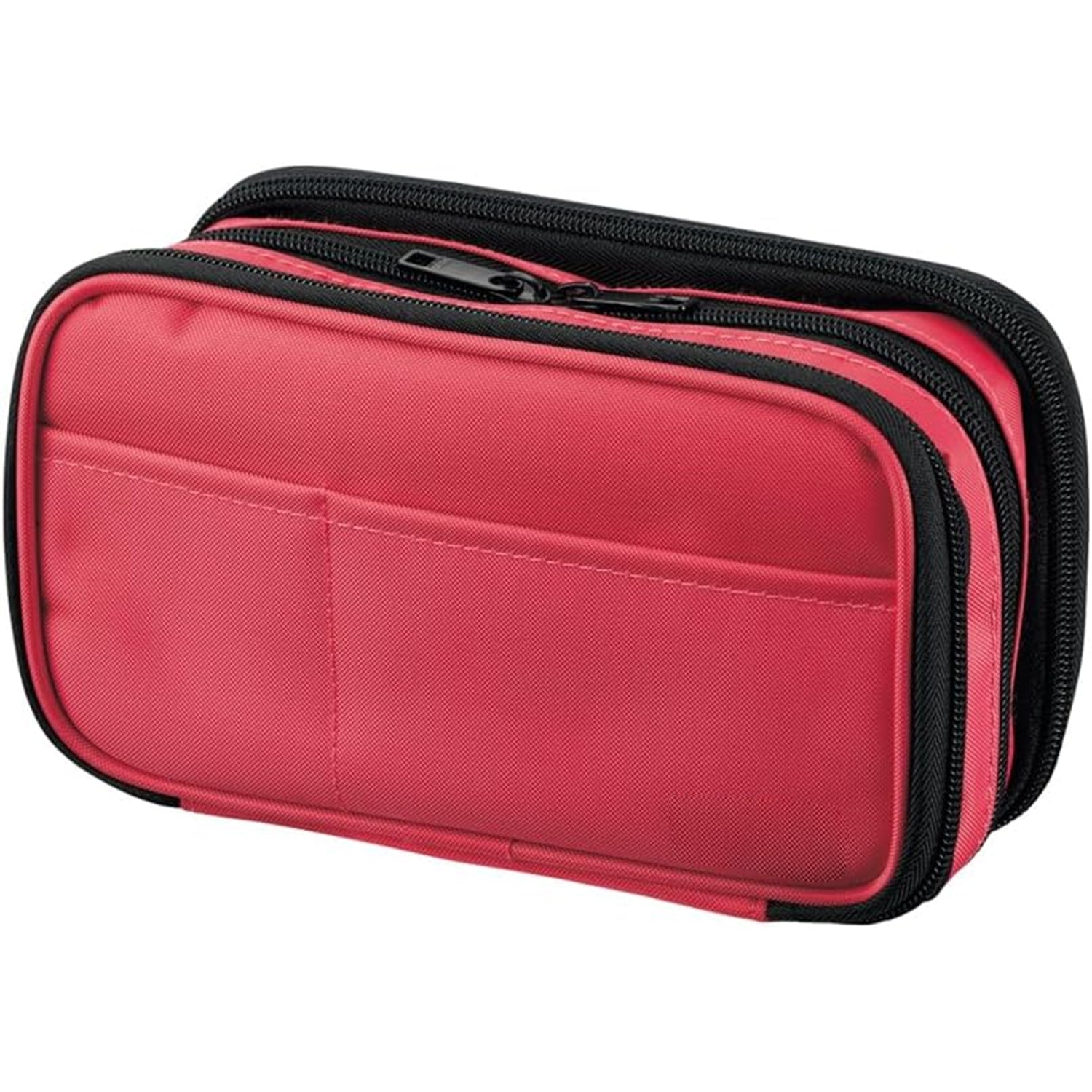 Triple-Zipper Book-Style Pencil Case – Large Capacity Organizer for Stationery, Travel & Daily Essentials