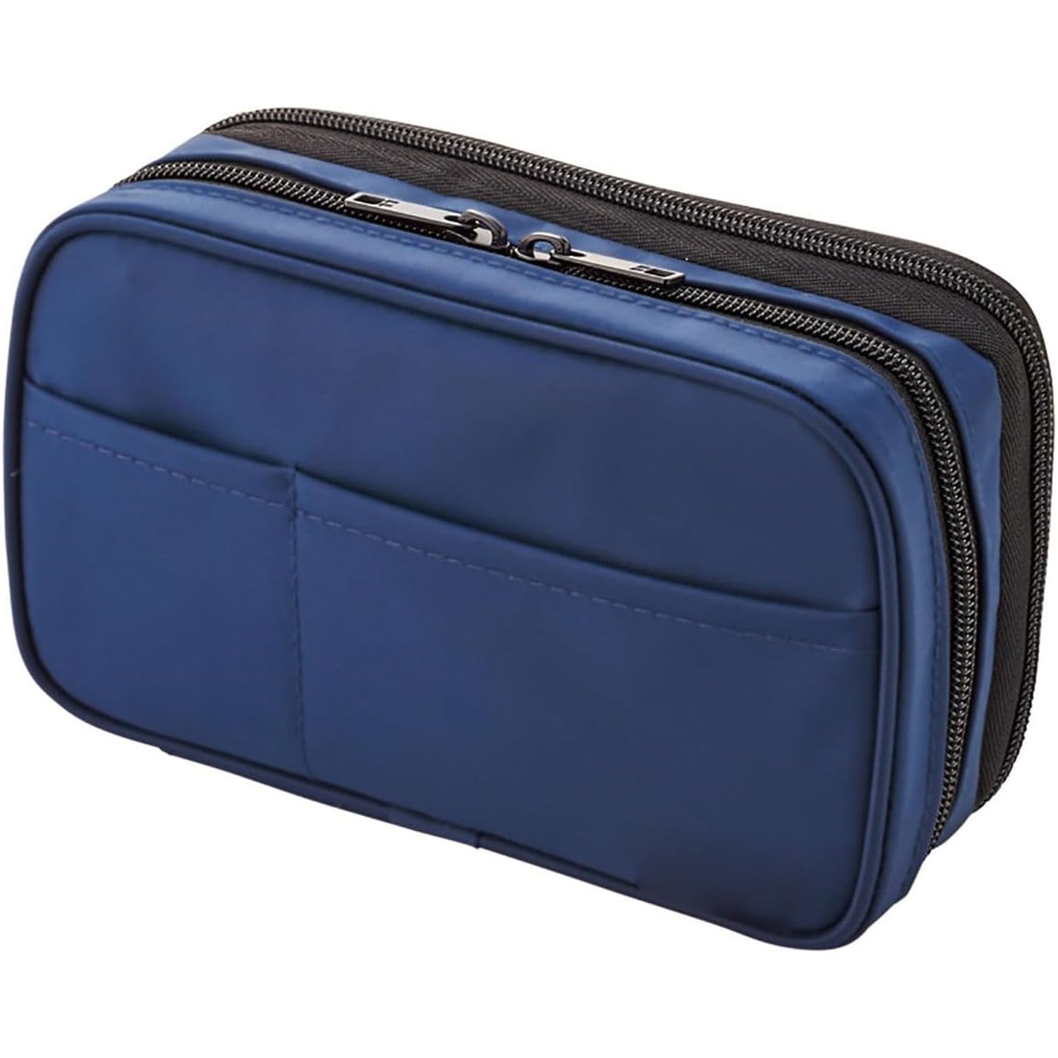 Triple-Zipper Book-Style Pencil Case – Large Capacity Organizer for Stationery, Travel & Daily Essentials