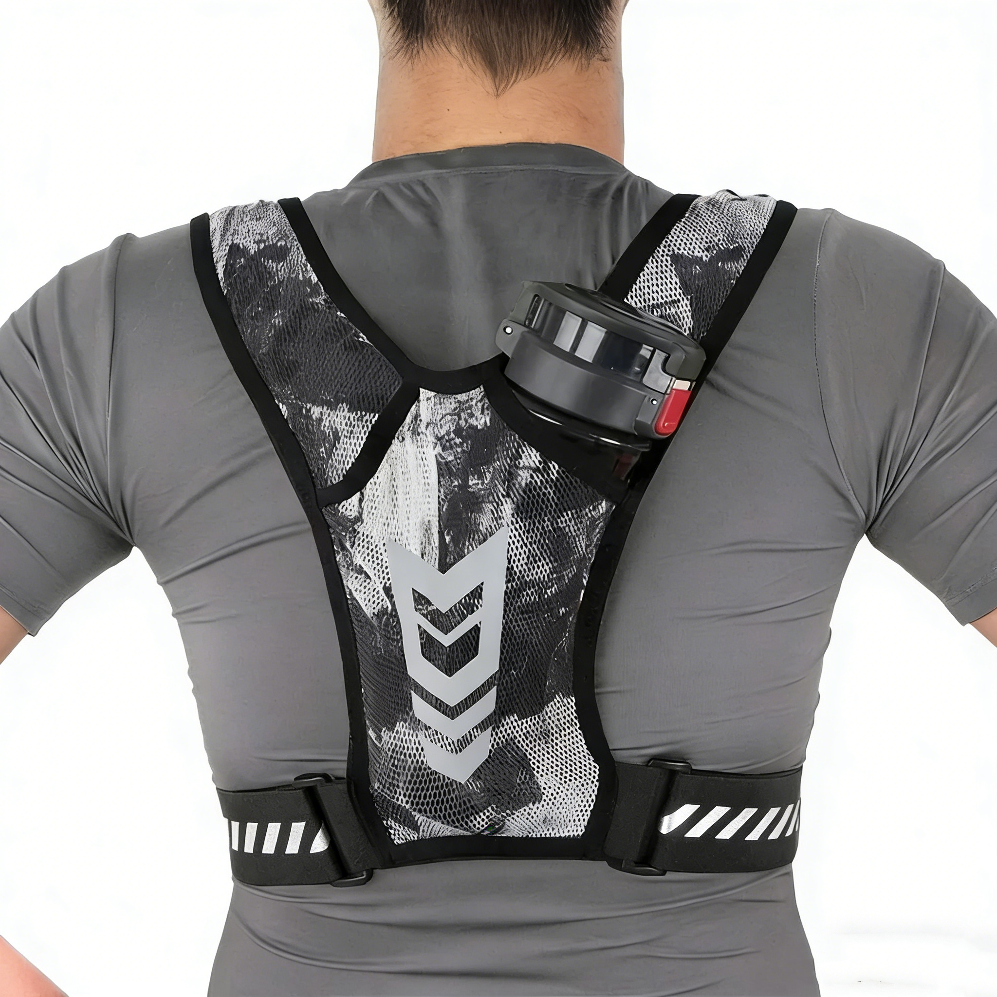 Ultra-Light Running Vest – 4 Pockets | Breathable & Reflective