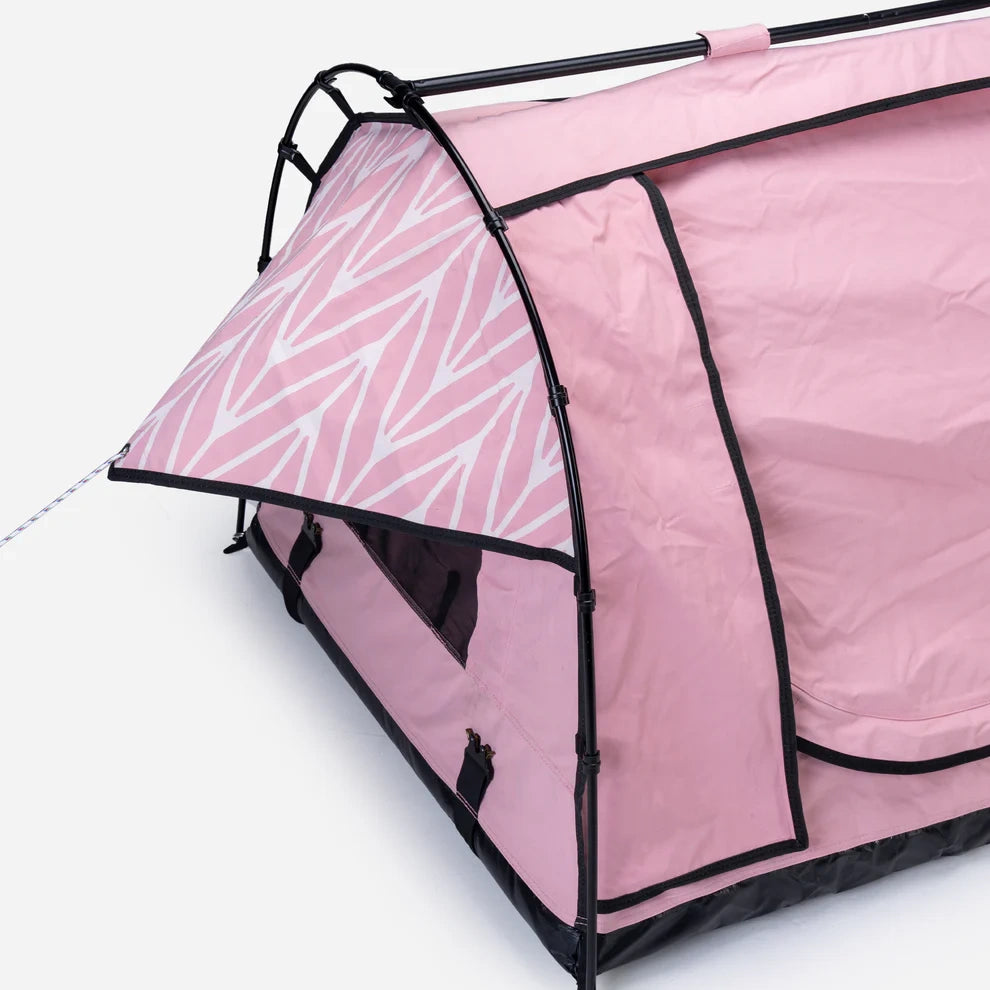 Freestanding Dome Swag – 400gsm Canvas Tent with 50mm Foam Mattress