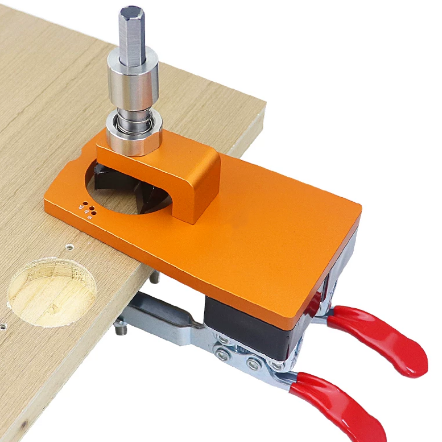 35mm Double-Clamp Hinge Drilling Jig