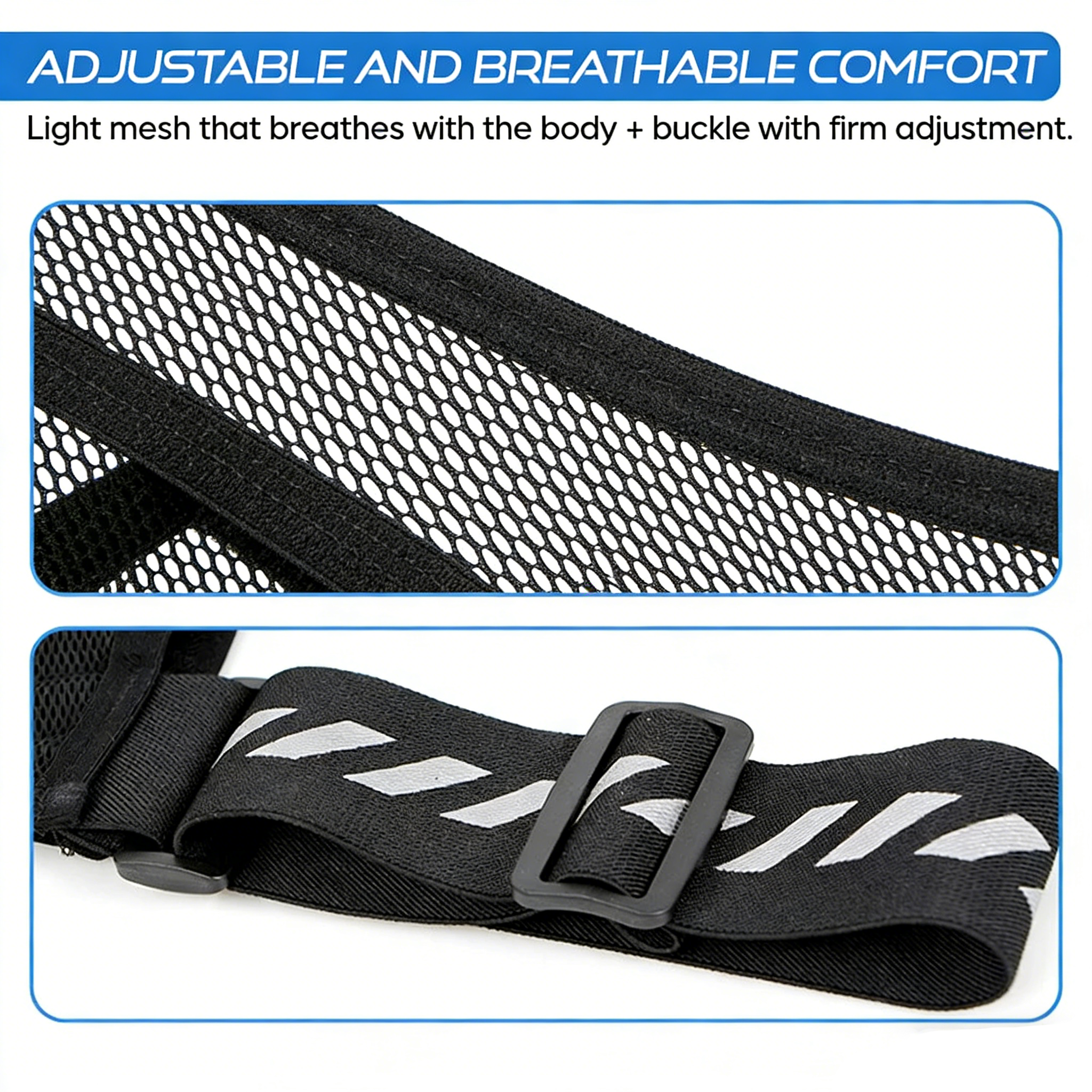 Ultra-Light Running Vest – 4 Pockets | Breathable & Reflective