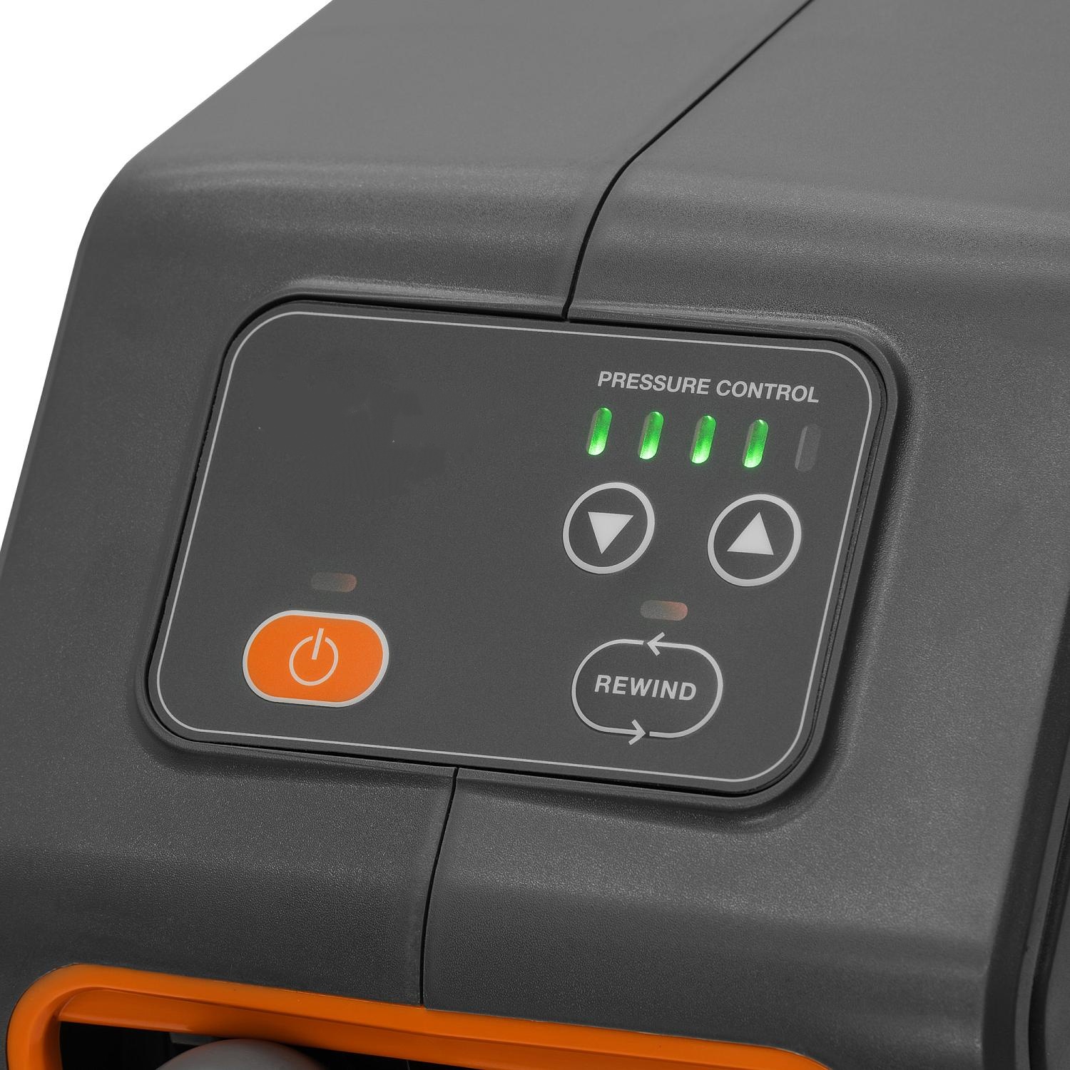 High Pressure Washer – 2200W, 180 bar, 30m Auto‑Reel Hose, 5 Levels, Aluminium Pump