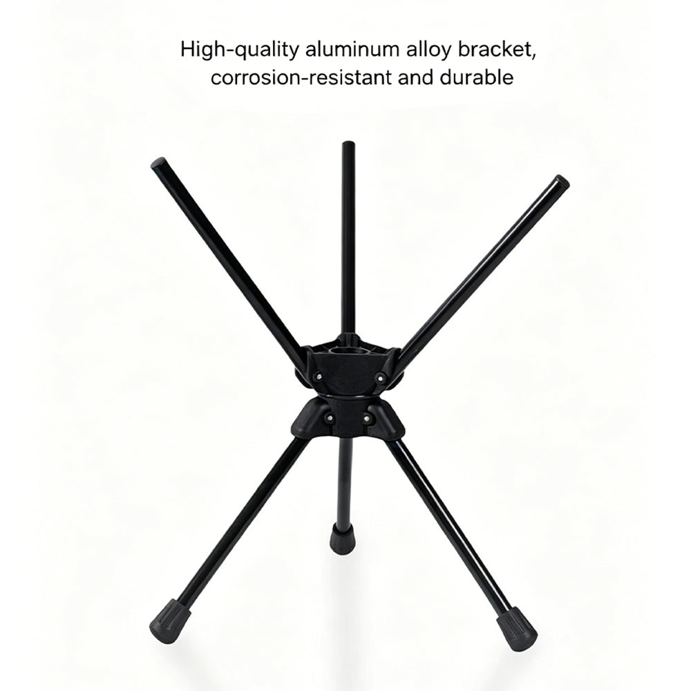 Outdoor Folding Tripod Swivel Stool