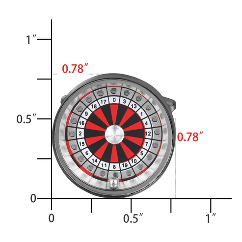 Rotating Wheel Men's Cufflinks