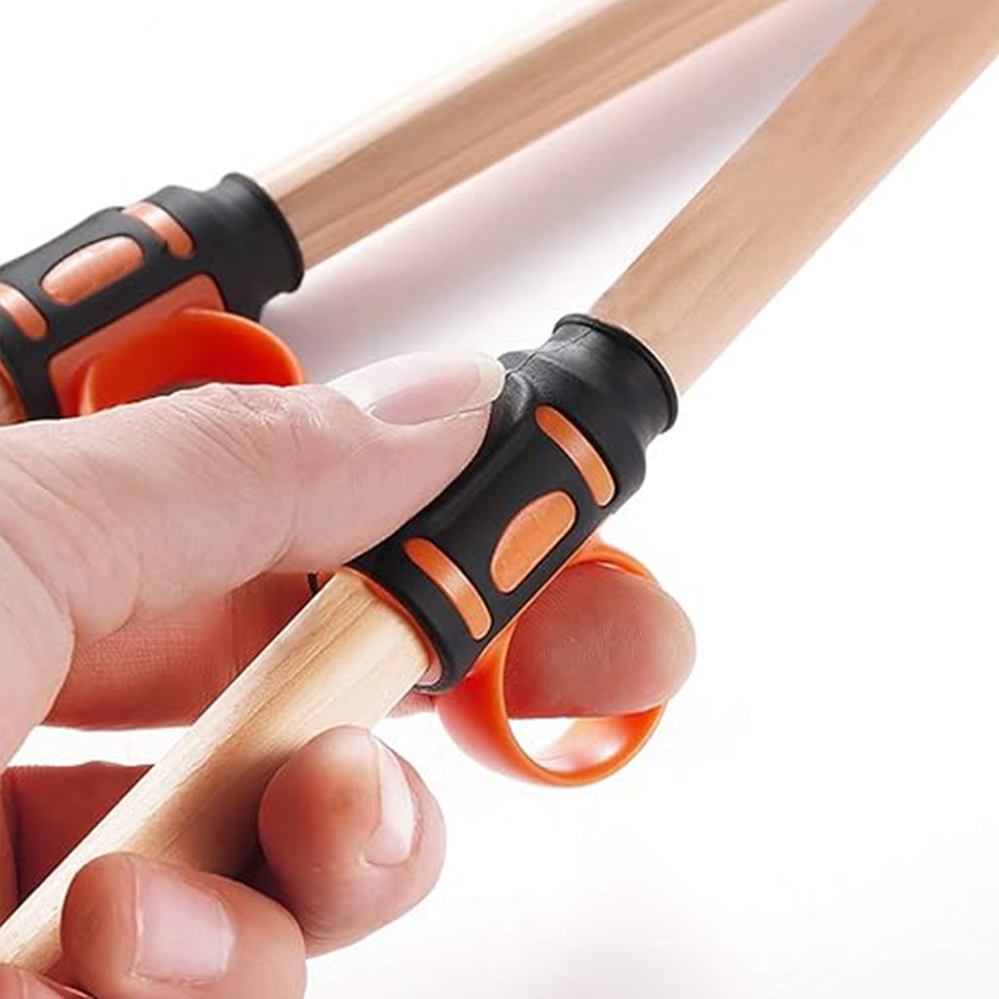 Drum Stick Control Clip – Silicone Finger Grip for Drumstick Rotation (2-Pack)