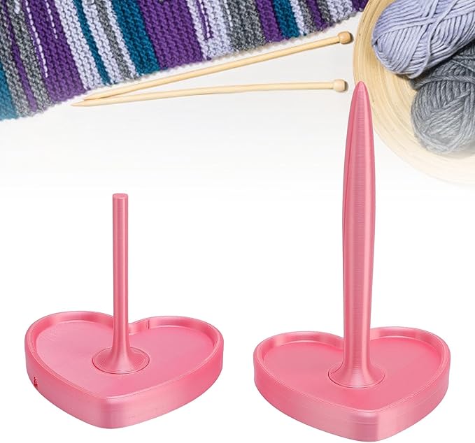 Heart‑Shaped Yarn Spinner – Spinning Base Moves with Every Stitch