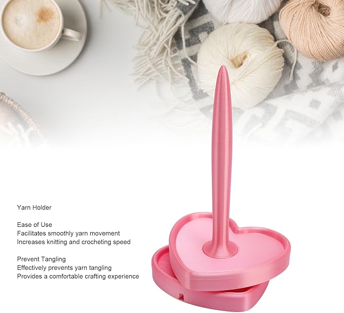 Heart‑Shaped Yarn Spinner – Spinning Base Moves with Every Stitch