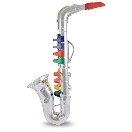 Children's saxophone toy, 8-note saxophone, 42cm, multi-colored