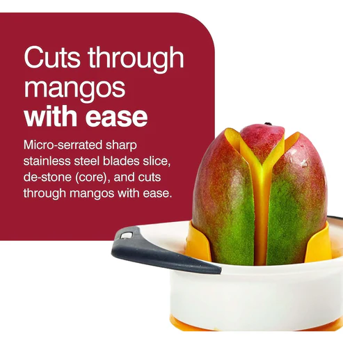 3-in-1 mango slicer, peeler, and pitter