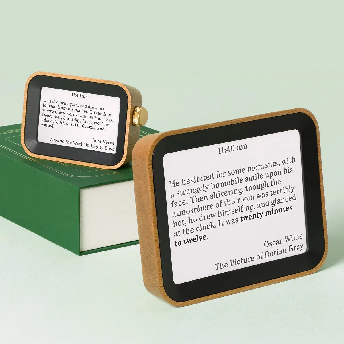 Literary Clock – Time Told Through Classic Literature Quotes