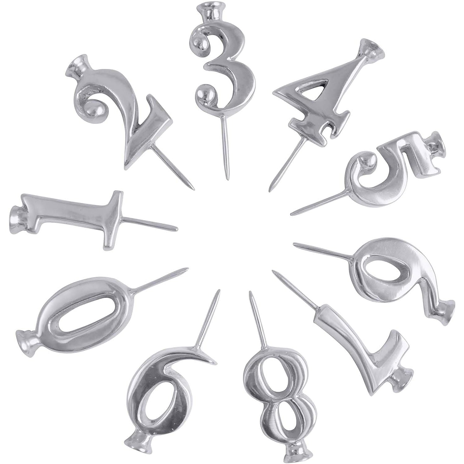 Digital Candleholder Set – Silver | Sparkling | Gift | Candle Holder