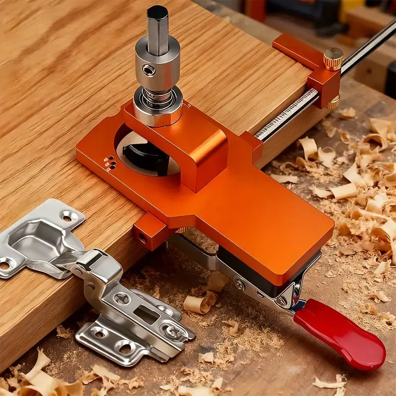 35mm Double-Clamp Hinge Drilling Jig