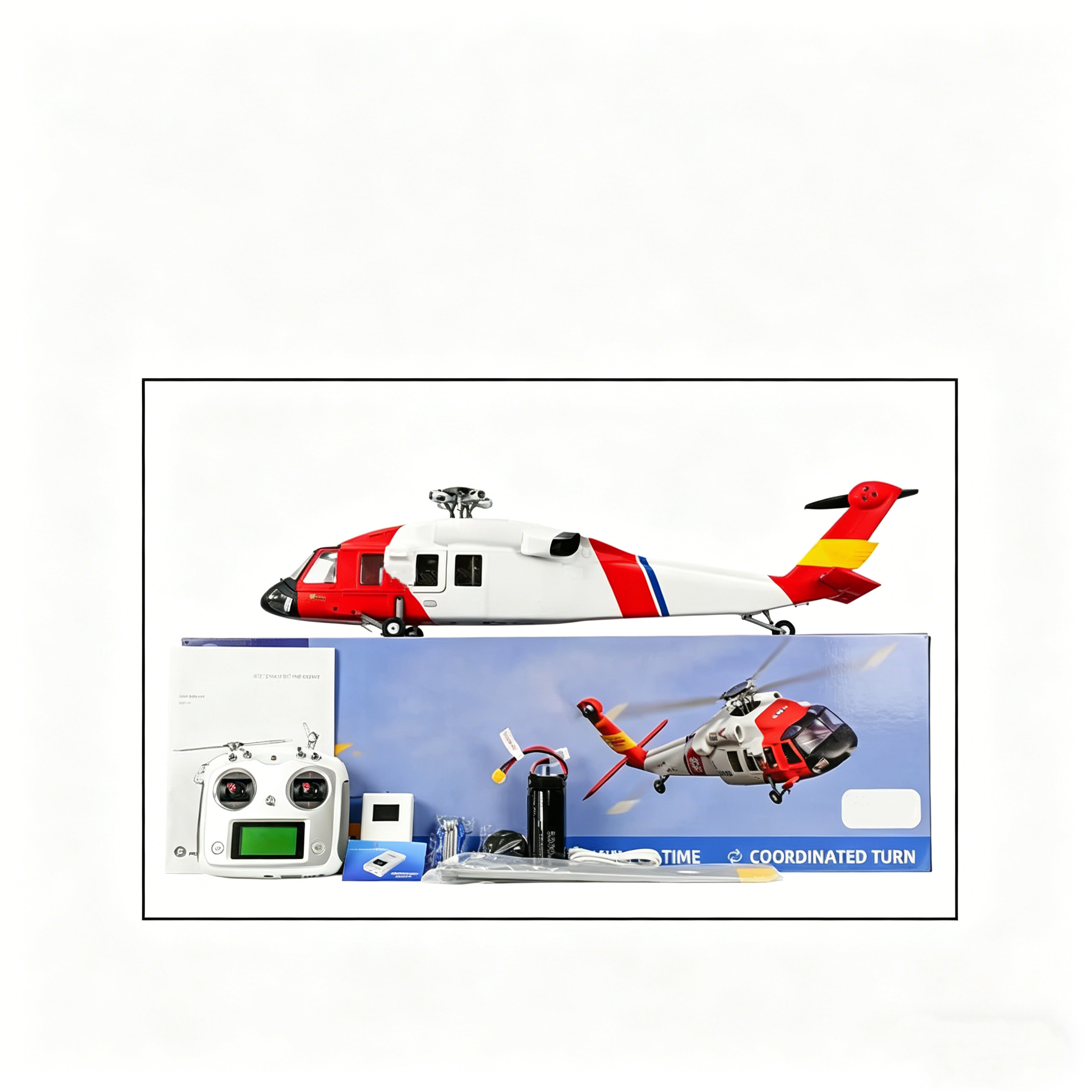 470‑Class Scale Military Helicopter – 6CH with GPS Auto Return