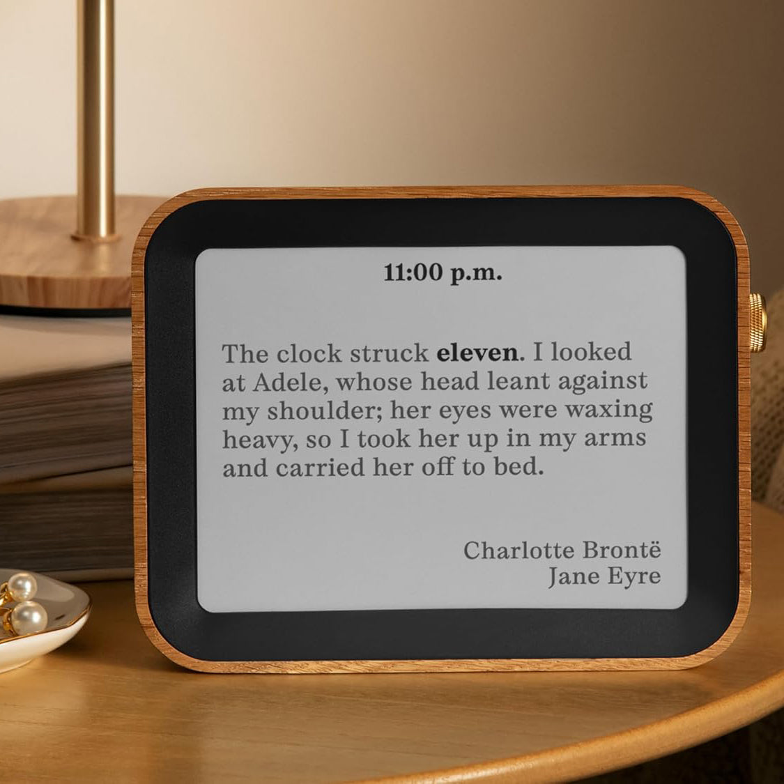 Literary Clock – Time Told Through Classic Literature Quotes