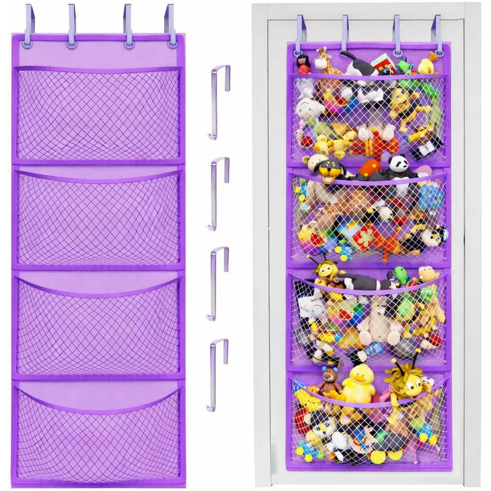 The Original Stuffed Animal Storage – Over Door Organizer for Stuffies