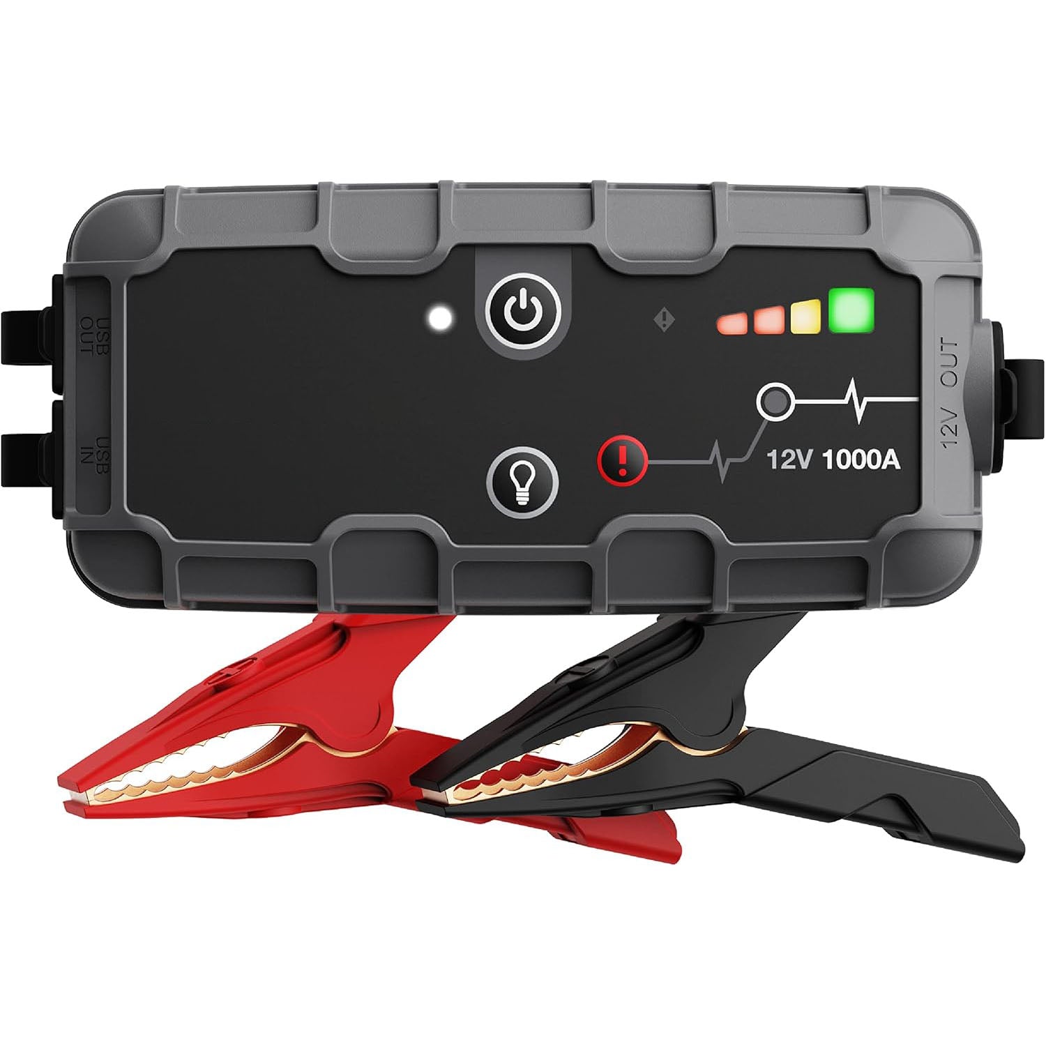 1000A UltraSafe Jump Starter – 12V Portable Lithium Battery Booster Pack
