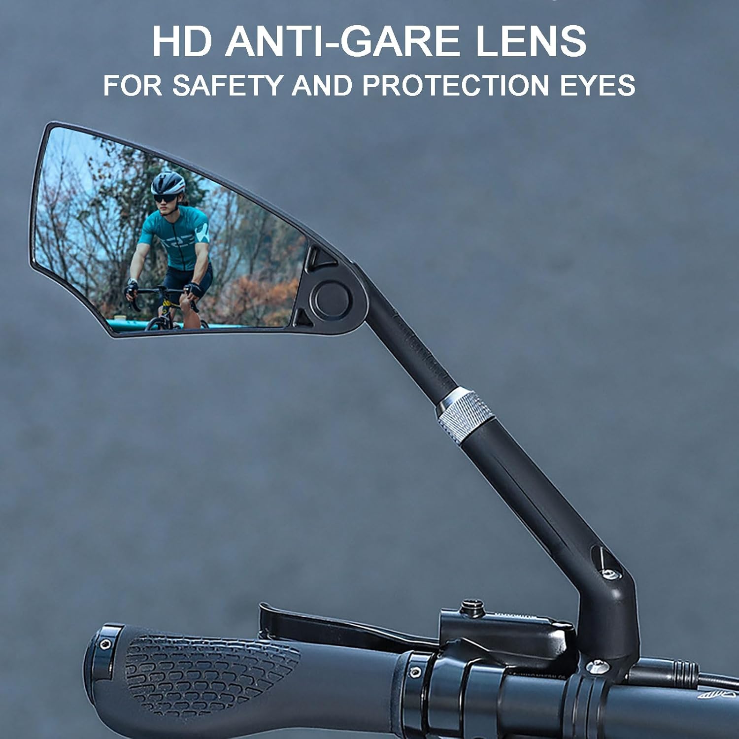 Bike Mirror – 360° Rotating Rearview Anti-Glare Lens