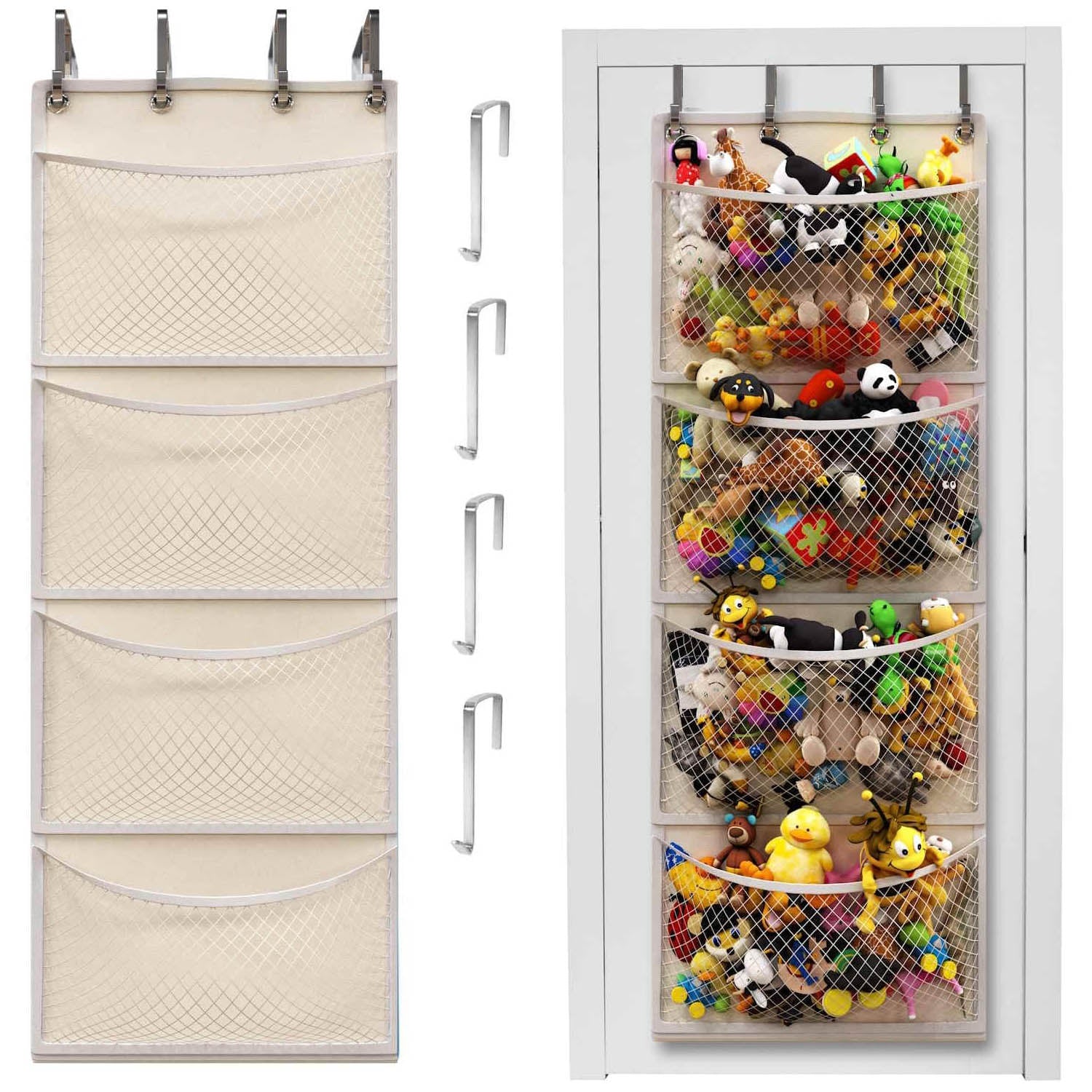 The Original Stuffed Animal Storage – Over Door Organizer for Stuffies