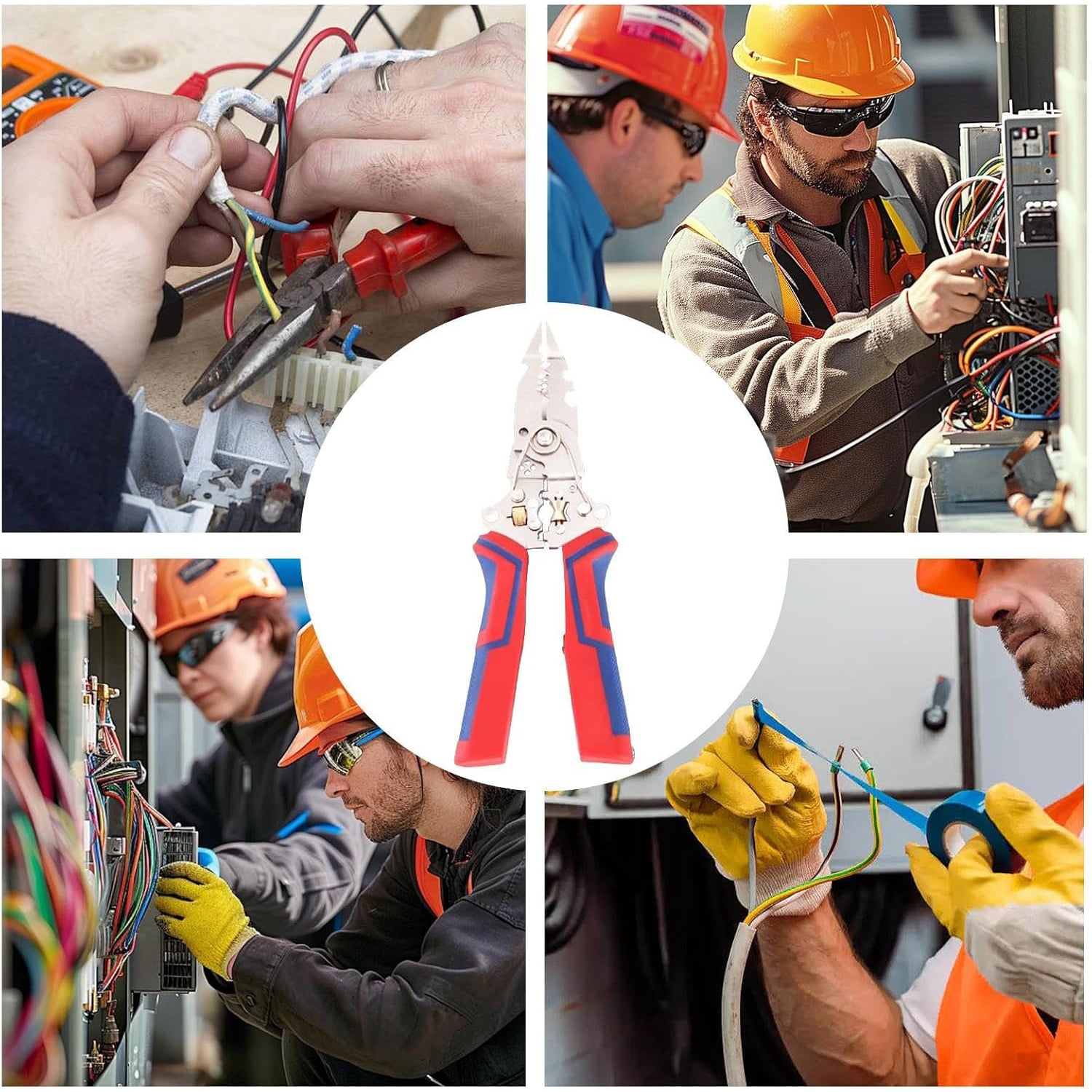 Folding Cable Cutter and Voltage Test Pliers