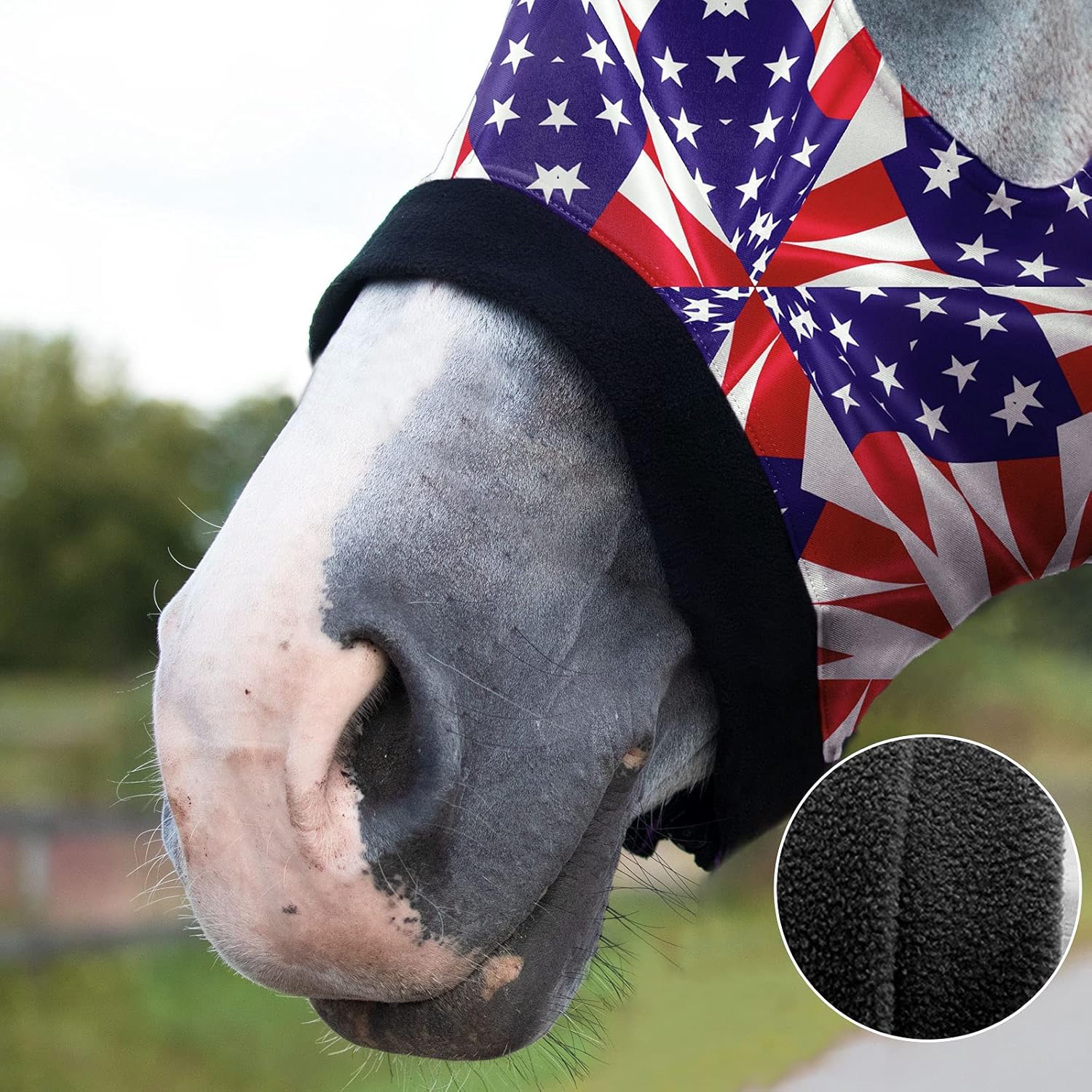Horse Stretch Hood – Mane Protector with Full Head & Neck Coverage