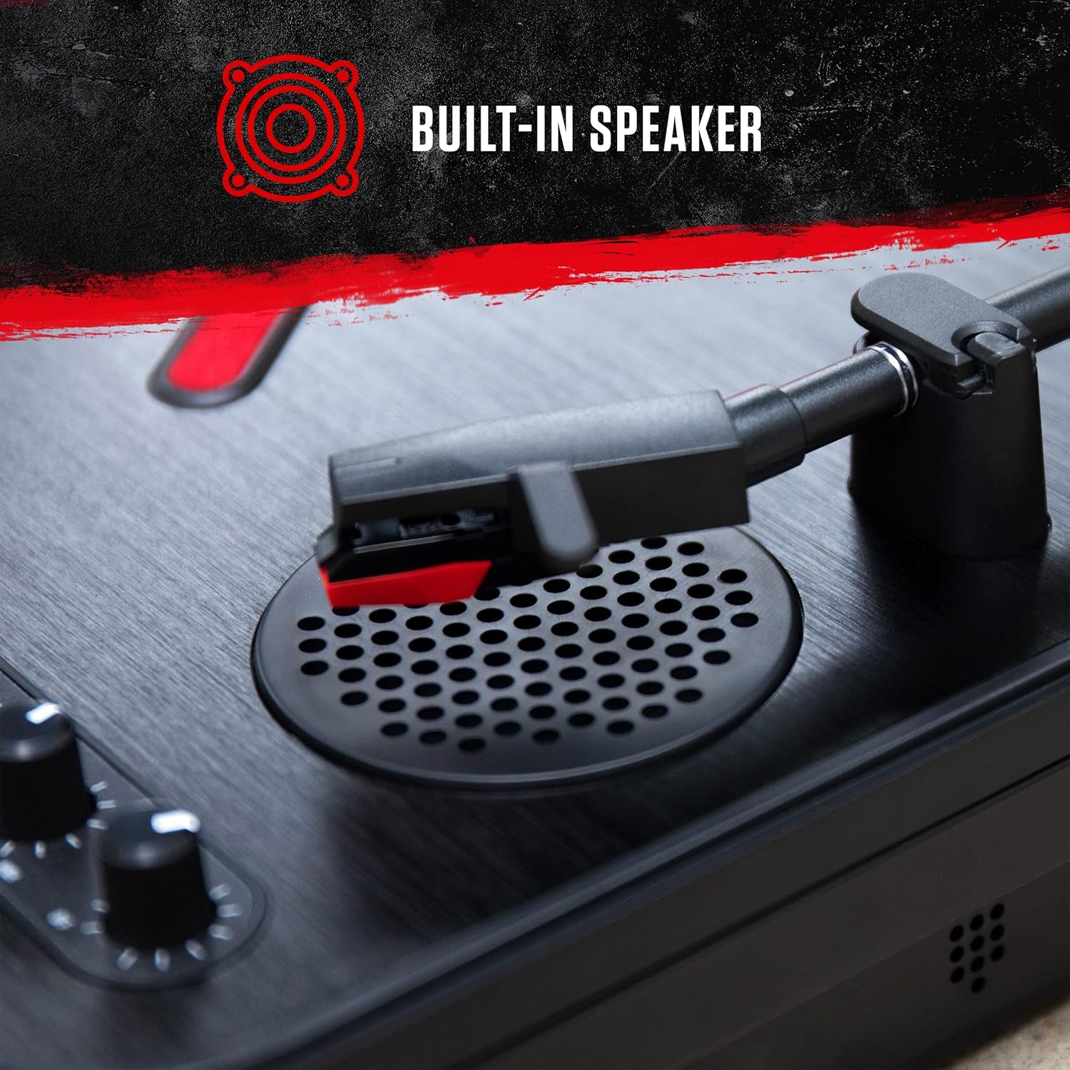 Portable Turntable – AC/Battery Powered Scratch Controller for Anywhere Use