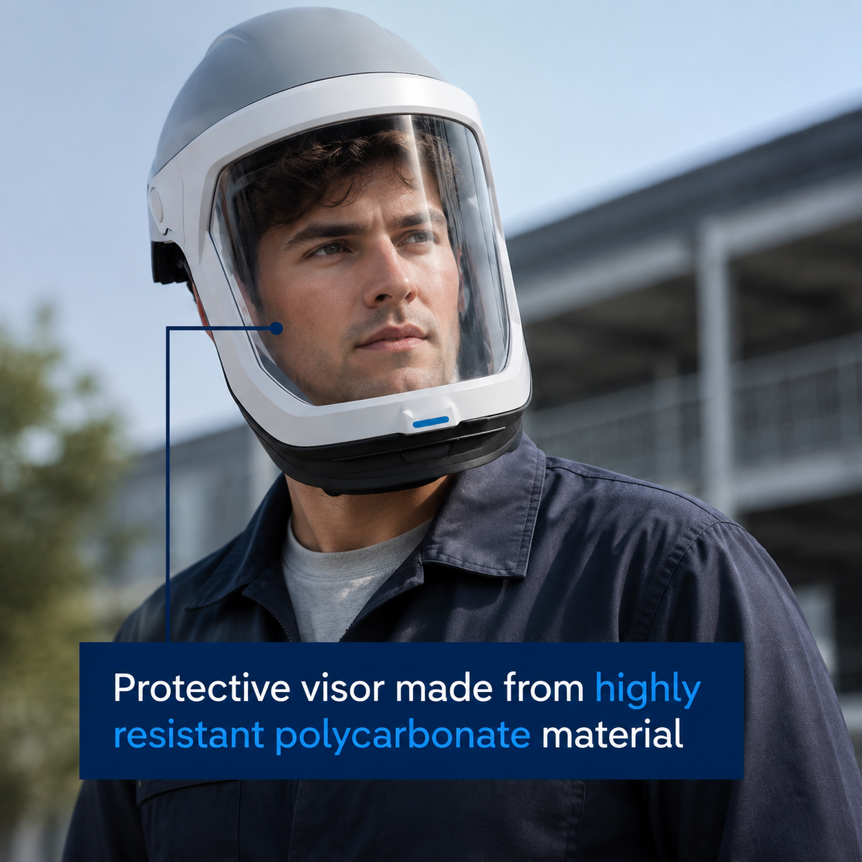 Powered Air‑Purifying Respirator Kit – 8‑20H Runtime, Hard Hat Helmet