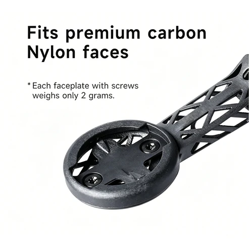 TC4 Titanium Bike Computer Mount – 10g Ultralight, Aerospace‑Grade, Fits Garmin/Wahoo/Bryton